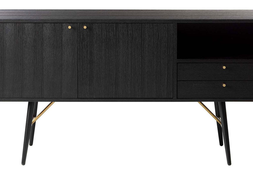 Barcelona Black and Copper Wooden Sideboard
