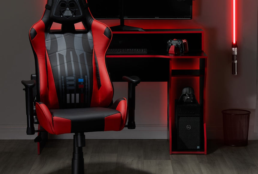 Darth Vader Hero Red And Black Faux Leather Gaming Chair
