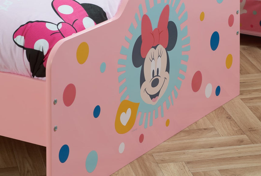 Disney Minnie Mouse Pink 3ft Single Single Bed