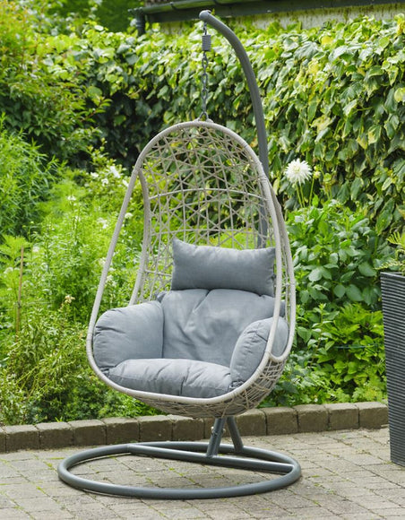 Provence Grey Weave Egg Chair