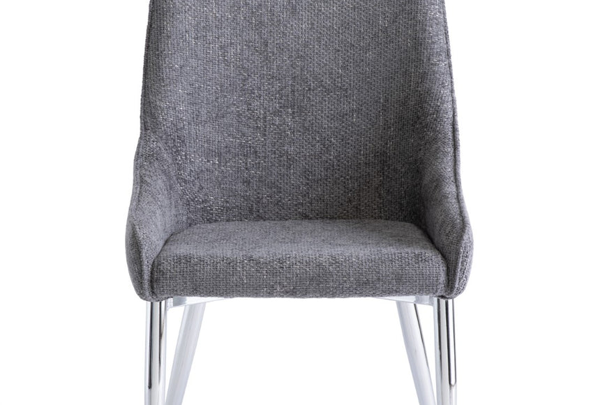 Rhone Graphite Fabric Dining Chair