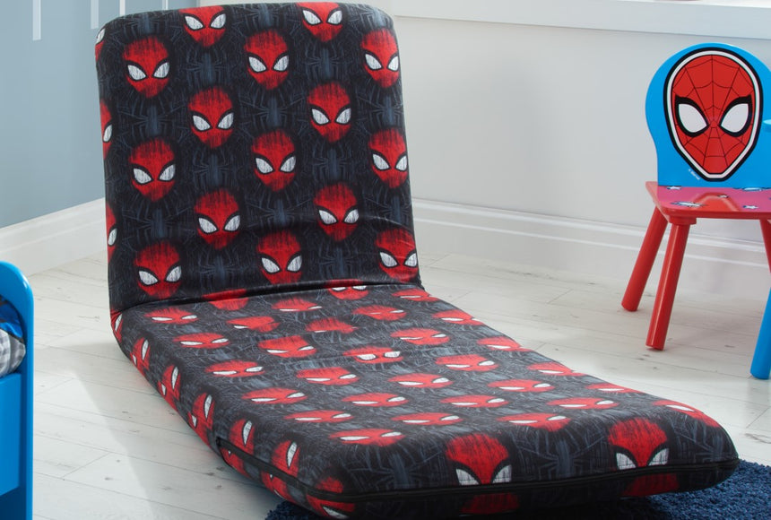 Spider-man Black Fabric Fold Out Bed Chair