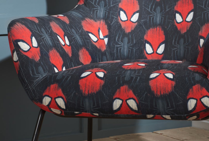 Spider-man Black Fabric Occasional Chair