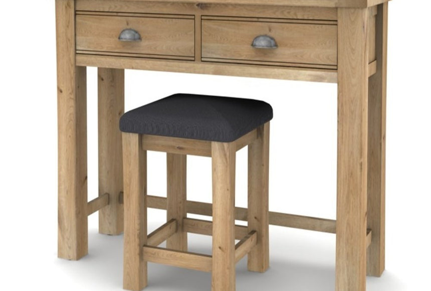 Breeze Oak Dressing Table and Stool