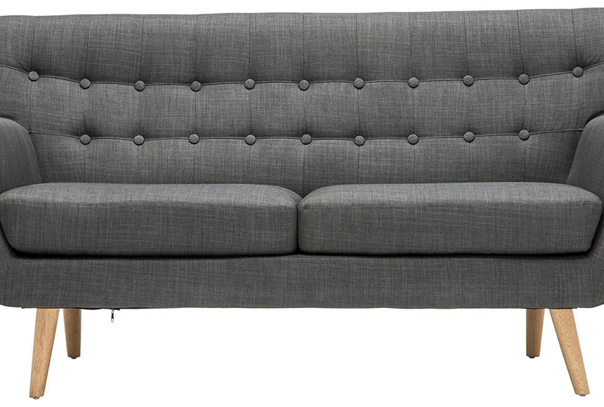 Birlea Loft 3 Seater Grey Fabric Sofa