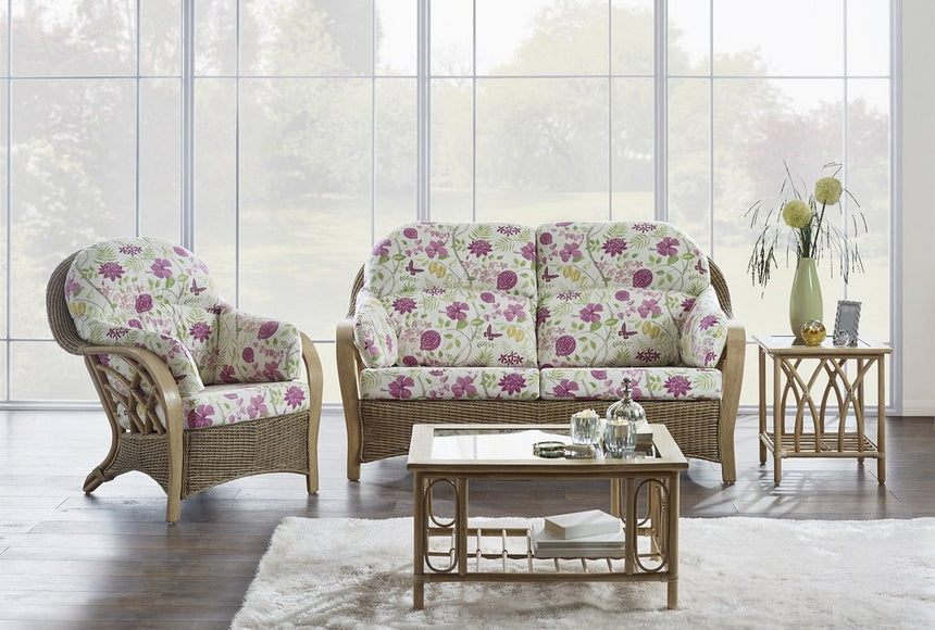 Cane Serena 2 Seater Sofa Without Wrap Cushion