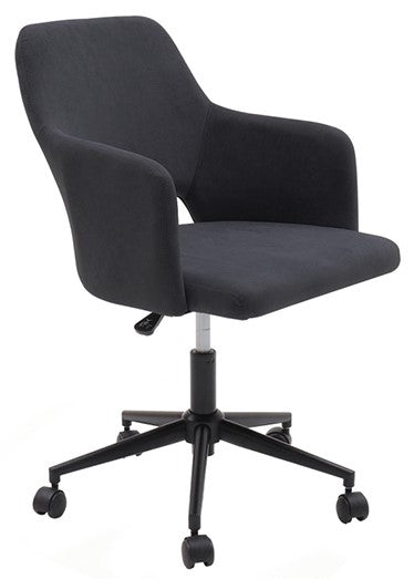 Brixton Black Fabric Office Chair