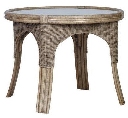Cane Monza Round Dining Set with 4 Chairs