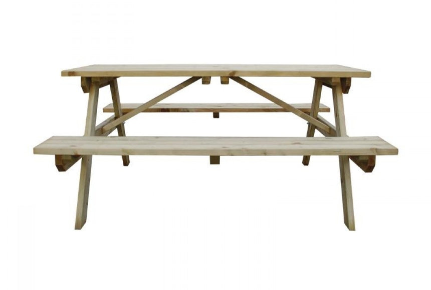 Rowlinson 4ft Wooden Picnic Bench