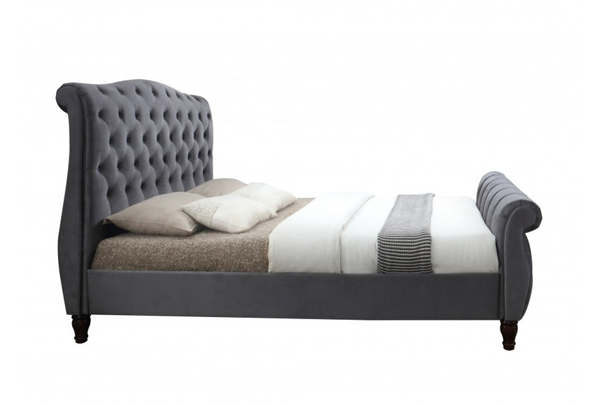 Birlea Colorado 5ft Kingsize Grey Fabric Bed