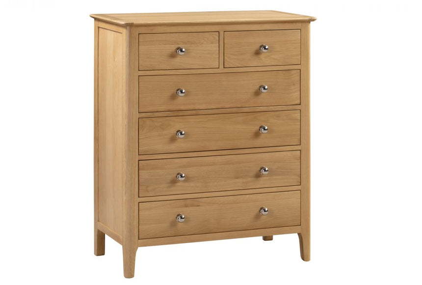 Cotswold Solid Oak 4+2 Drawer Chest