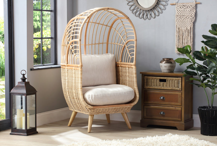 Desser Cocoon Natural Rattan Chair