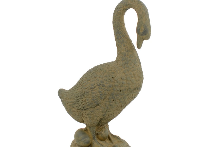 Europa Goose Low 60cm Fibre Clay Ornament