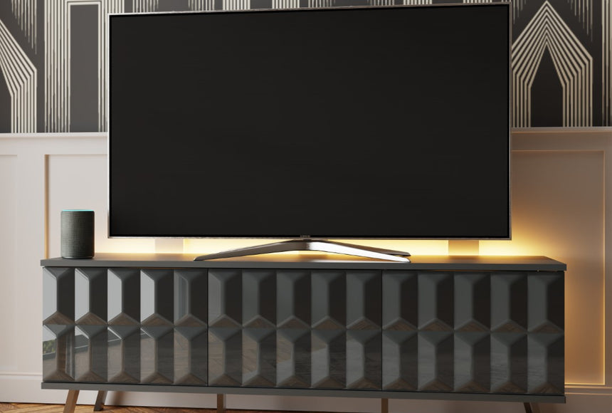 Frank Olsen Elevate Grey Tv Cabinet