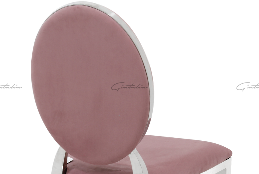 Hampton Pink Velvet Dining Chair