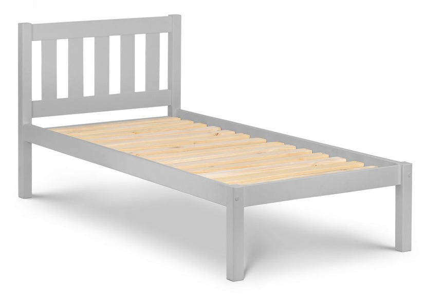 Julian Bowen Luna Dove Grey Wooden 3ft Single Bed