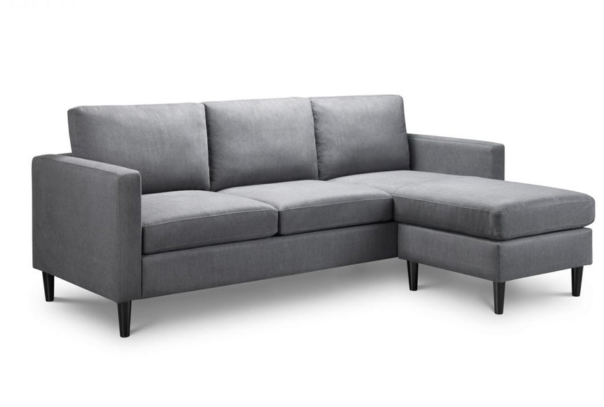 Marant Grey Fabric Corner Sofa