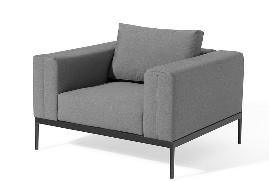 Maze Eve Flanelle Fabric 3 Seat Sofa Set