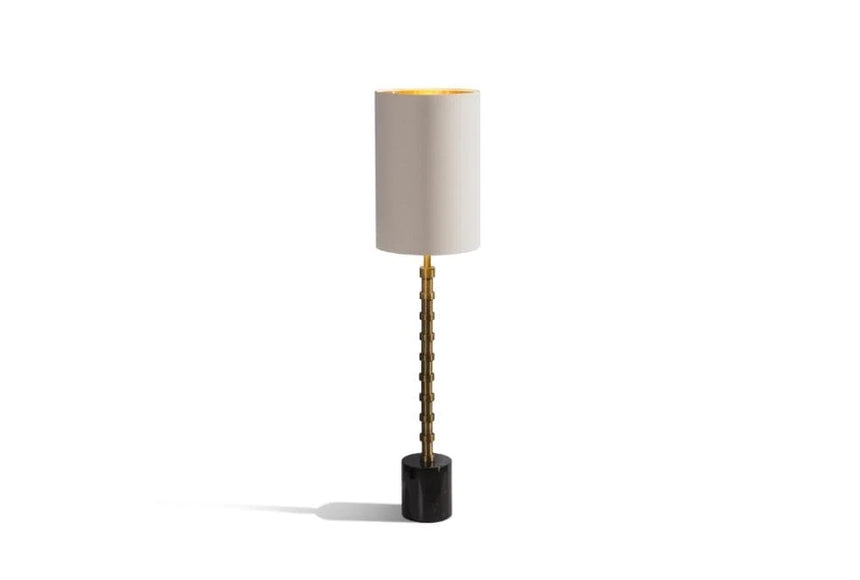 RV Astley Brenta Black Antique Brass Table Lamp