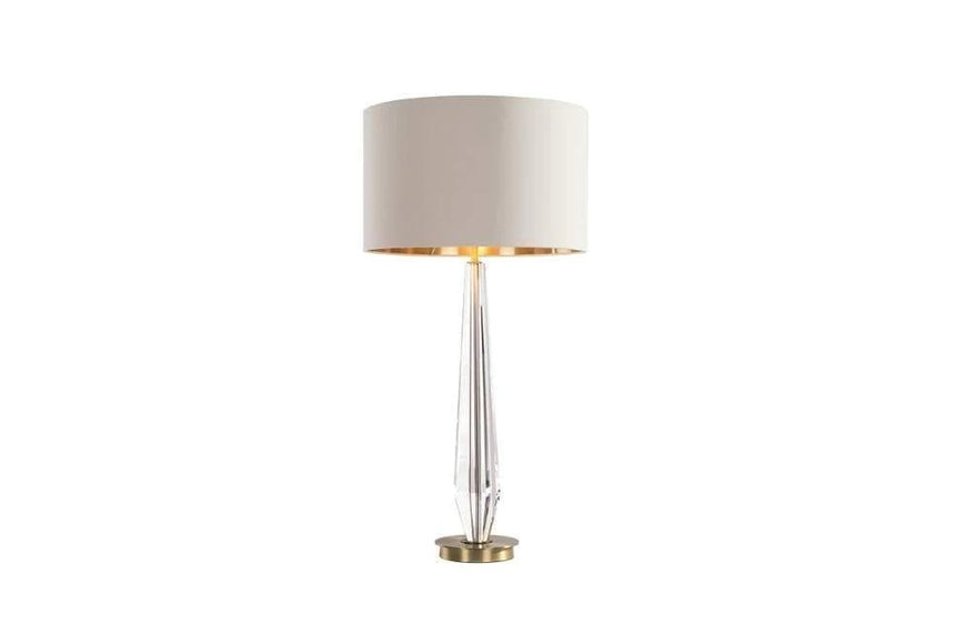RV Astley Clairvaux Crystal Table Lamp