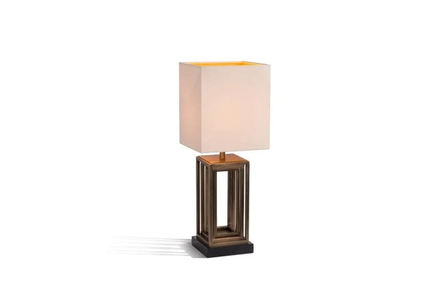 RV Astley Savio Antique Brass Table Lamp