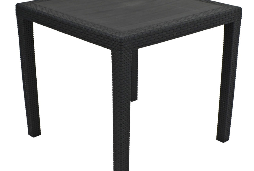 Salerno Anthracite Square Dining Table