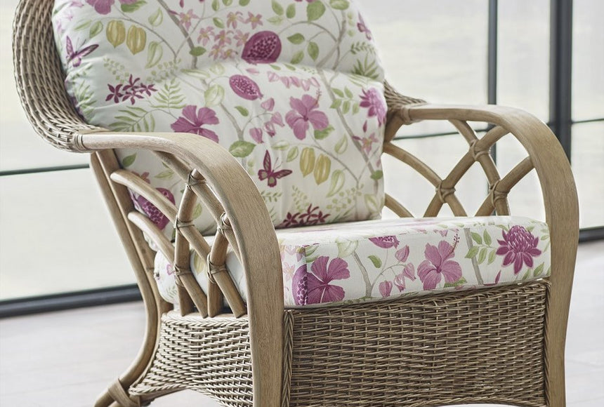 Cane Serena Armchair Without Wrap Cushion