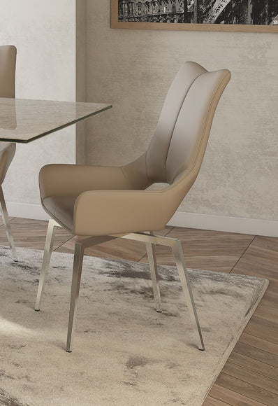 Luxor 160cm Ext. Grey Ceramic Dining Table + Spinello Chairs
