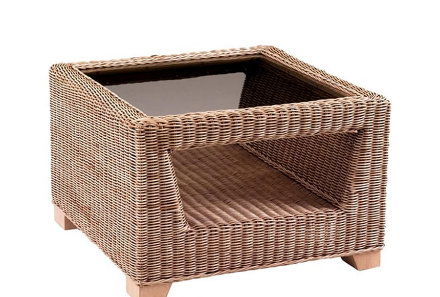 Cane Luca Square Coffee Table