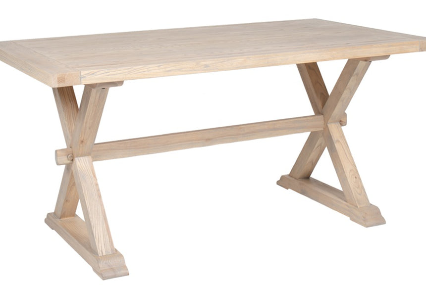 Valent 160cm Natural Wooden Rect. Dining Table