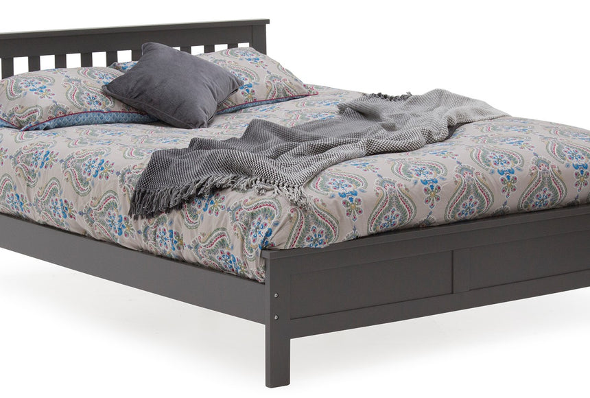 Willow Grey 5ft Kingsize Wooden Bed